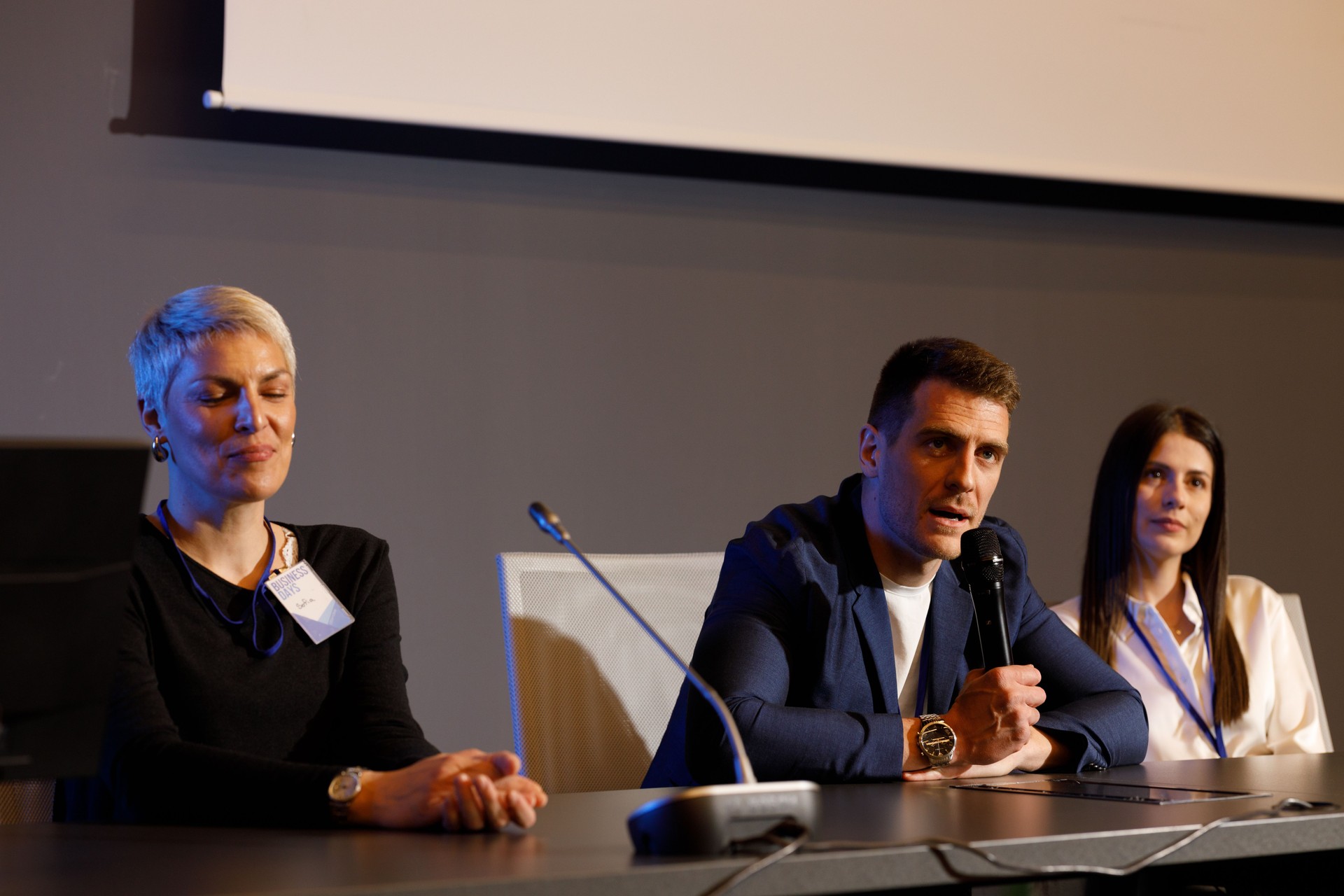 Business Panel Discussion at Conference