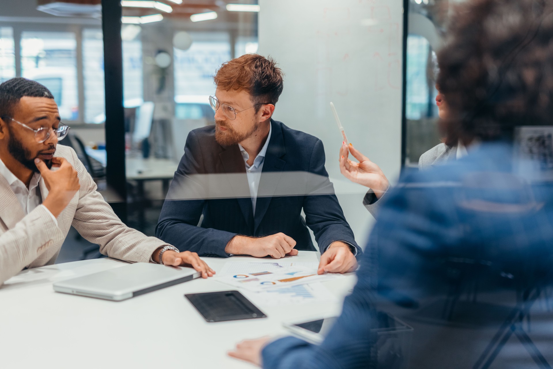 Business persons on meeting in the office